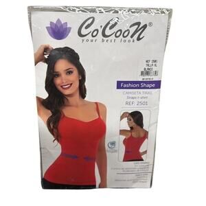 New Co'Coon White Fashion Shape Camisole‎ 2501 Size XL